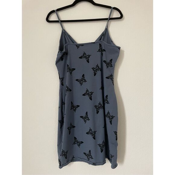 Wild Fable Butterfly Slip Dress Womens 2XL Blue Y2K Grunge Fairycore Festival - Picture 6 of 9